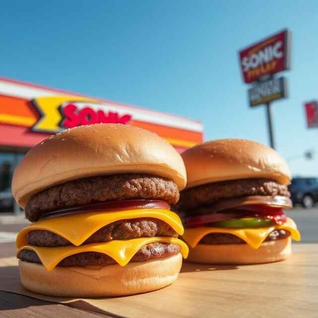 Sonic Half Price Burgers