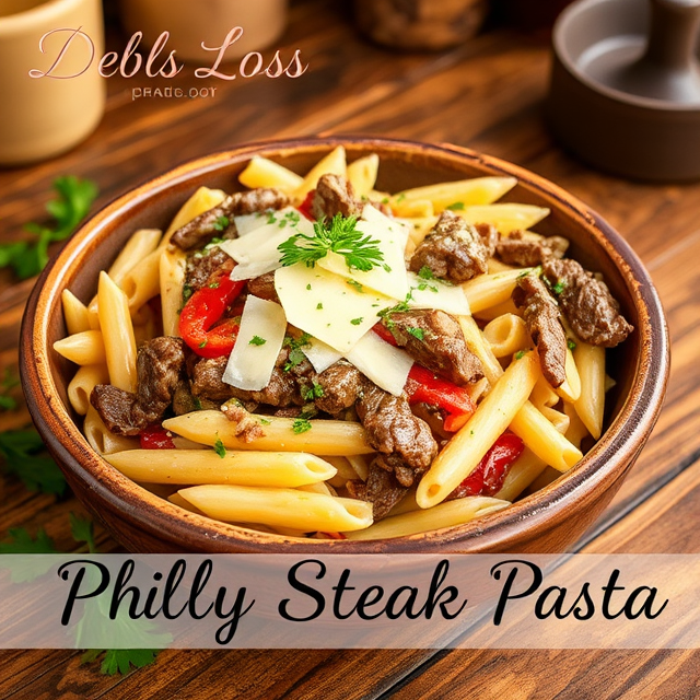 Delicious Philly Cheese Steak Pasta Recipe for Family Dinners