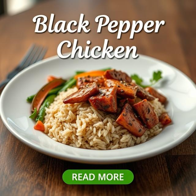 Black Pepper Chicken