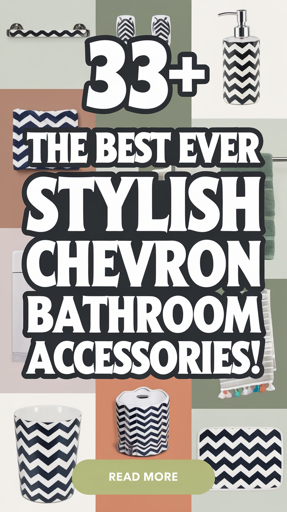 Chevron Bathroom Accessories