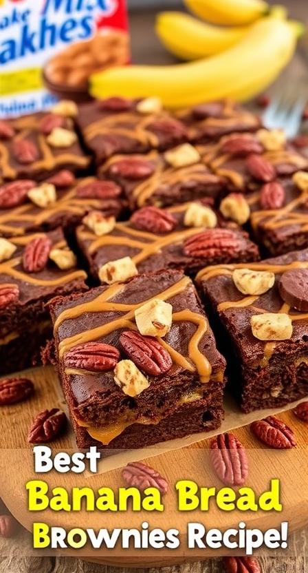 Best Banana Bread Brownies Recipe
