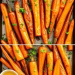 Honey Garlic Butter Roasted Carrots