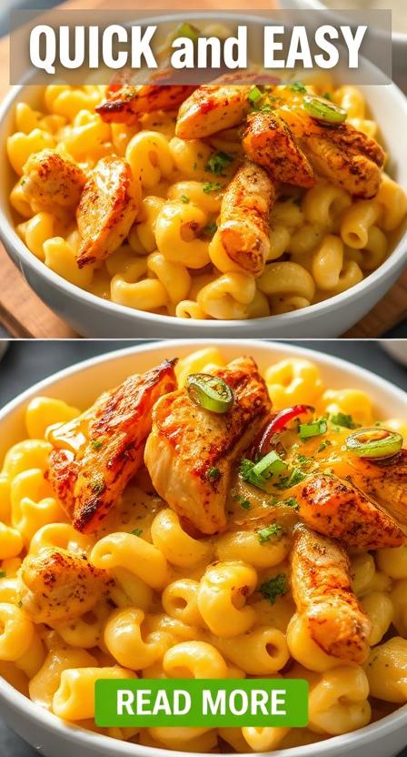 Creamy Honey Pepper Chicken Mac and Cheese Delight