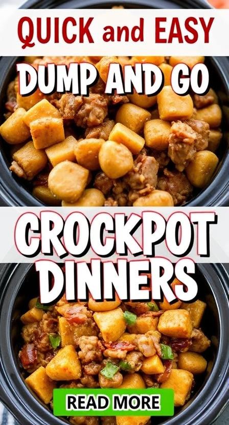 Dump and Go Crockpot Dinners